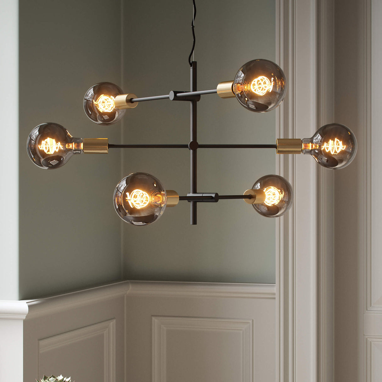 Unieke LED Filament G95 5W Lamp voor Warm Licht