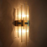 Luxe Kristal LED Wandlamp - Goud Metaal/Acryl - Voor Woonkamer & Slaapkamer