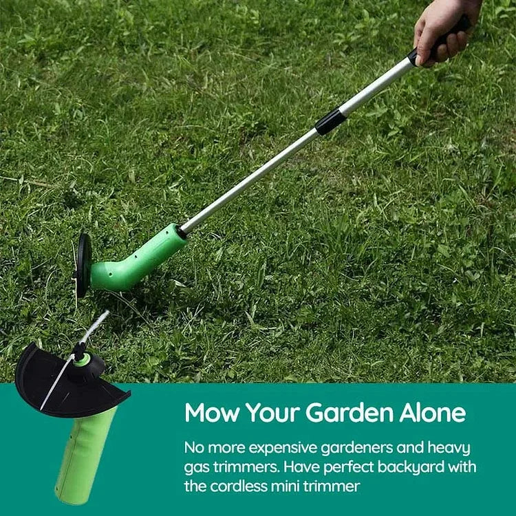 Draadloze Mini Grastrimmer | Compacte Gras- en Onkruidtrimmer voor Tuinonderhoud