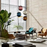 Nordic Minimalistische Moderne Waterpatroon Glazen Bol Hanglamp