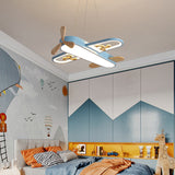 LED Kinderkamer Hanglamp - Vliegtuigvormig Kroonluchter Design voor Speelse Ruimtes