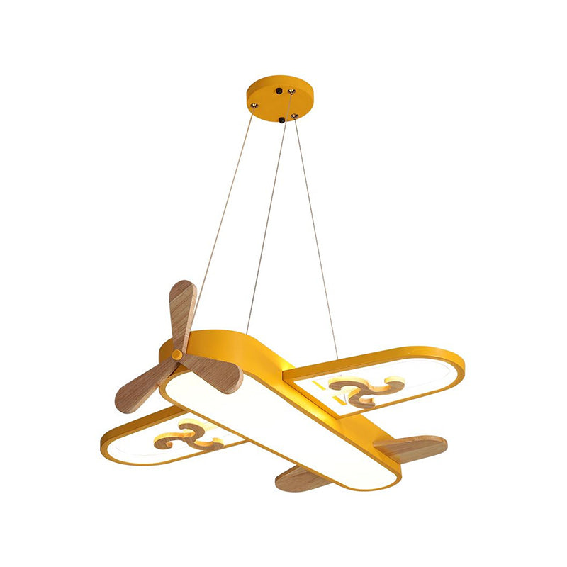 LED Kinderkamer Hanglamp - Vliegtuigvormig Kroonluchter Design voor Speelse Ruimtes