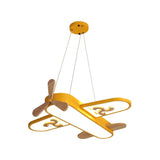 LED Kinderkamer Hanglamp - Vliegtuigvormig Kroonluchter Design voor Speelse Ruimtes
