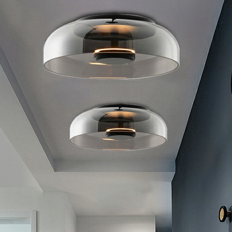 Modern LED Plafondlamp Glas - Stijlvolle Verlichting voor Entree of Hal
