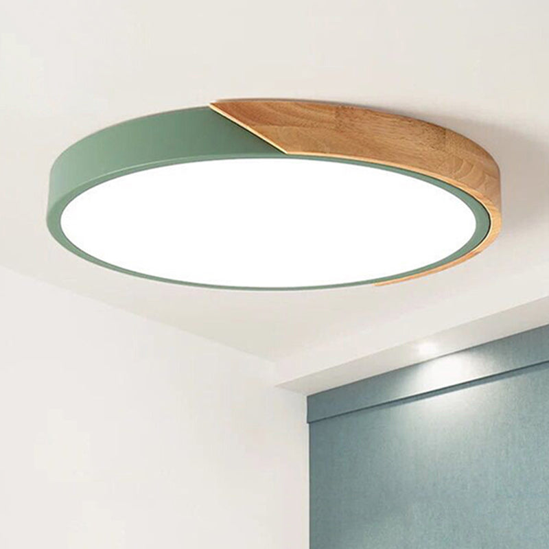 Moderne LED Plafondlamp voor Slaapkamer - Energiezuinige Acryl en Metaal Inbouwlamp, Diverse Kleuren