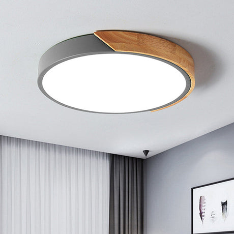 Moderne LED Plafondlamp voor Slaapkamer - Energiezuinige Acryl en Metaal Inbouwlamp, Diverse Kleuren