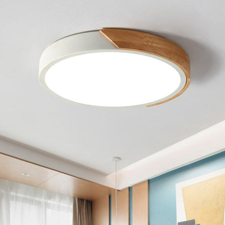 Moderne LED Plafondlamp voor Slaapkamer - Energiezuinige Acryl en Metaal Inbouwlamp, Diverse Kleuren