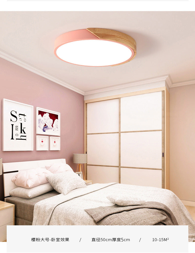 Moderne LED Plafondlamp voor Slaapkamer - Energiezuinige Acryl en Metaal Inbouwlamp, Diverse Kleuren