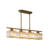 Moderne Vierkante Hanglamp Met Kristal Voor Eetkamer