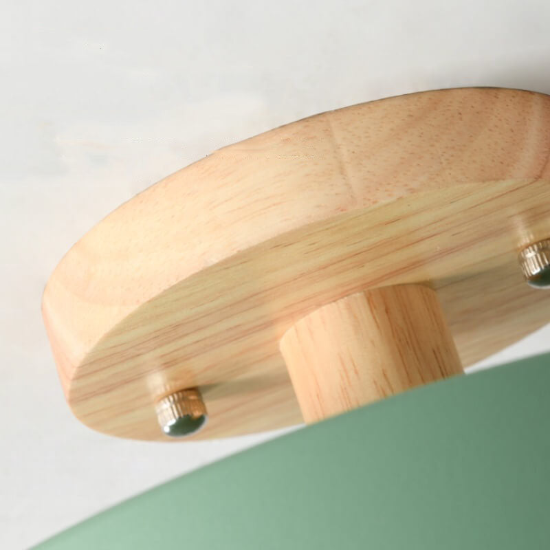 Scandinavische Ronde LED Semi-Inbouw Plafondlamp – Modern Design voor Woonkamers en Slaapkamers