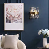 Marilyn Moderne LED Wandlamp – Luxe Goudkleurige Verlichting voor Slaapkamer & Woonkamer | Metaal & Kristal