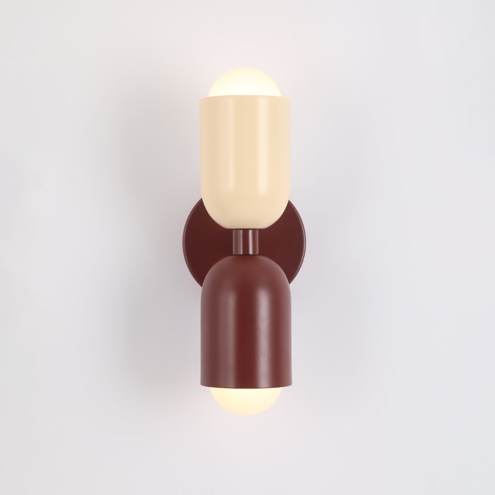 Moderne LED Wandlamp 2-Flammig Zwart – Minimalistisch Design voor Slaapkamer en Gang