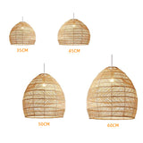 Handgemaakte Rotan Hanglamp Wicker Lampenkap