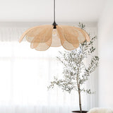 Rotan Bloem Rustieke Hanglamp