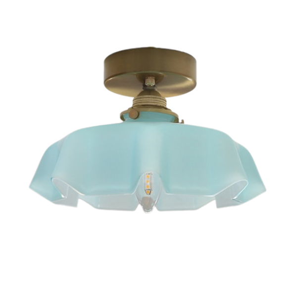 Glazen Bloem Plafond- en Hanglampen
