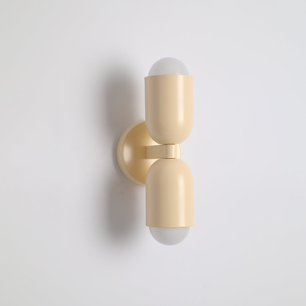 Moderne LED Wandlamp 2-Flammig Zwart – Minimalistisch Design voor Slaapkamer en Gang