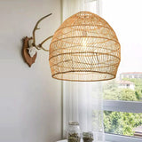 Handgemaakte Rotan Hanglamp Wicker Lampenkap