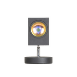 Retro Zonsondergang Projector Tafellamp | LED Licht met Kleurrijke Cirkelprojecties | Sfeerverlichting voor Elke Kamer