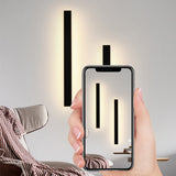 Zenith - Strakke LED Wandlampen Zwart Metaal voor Binnen en Buiten, Modern Design voor Tuin en Hal