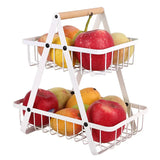 FruitCascade 3-Laags Fruitmand | Stijlvolle & Ruimtebesparende Keukenoplossing