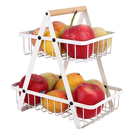 FruitCascade 3-Laags Fruitmand | Stijlvolle & Ruimtebesparende Keukenoplossing