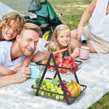 FruitCascade 3-Laags Fruitmand | Stijlvolle & Ruimtebesparende Keukenoplossing