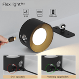 Draadloze 360° Oplaadbare LED Muurlamp – Verlichting voor Binnen en Buiten | Flexibele en Waterdichte Wandlamp