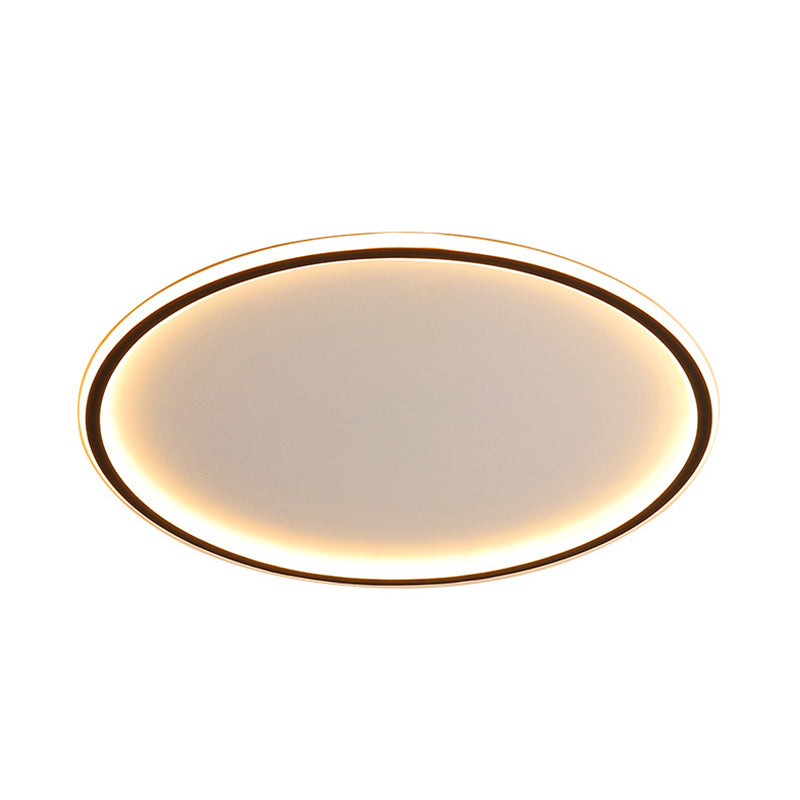 Modern Scandinavische LED Plafondlamp met Afstandsbediening - Dimbaar en Energiezuinig