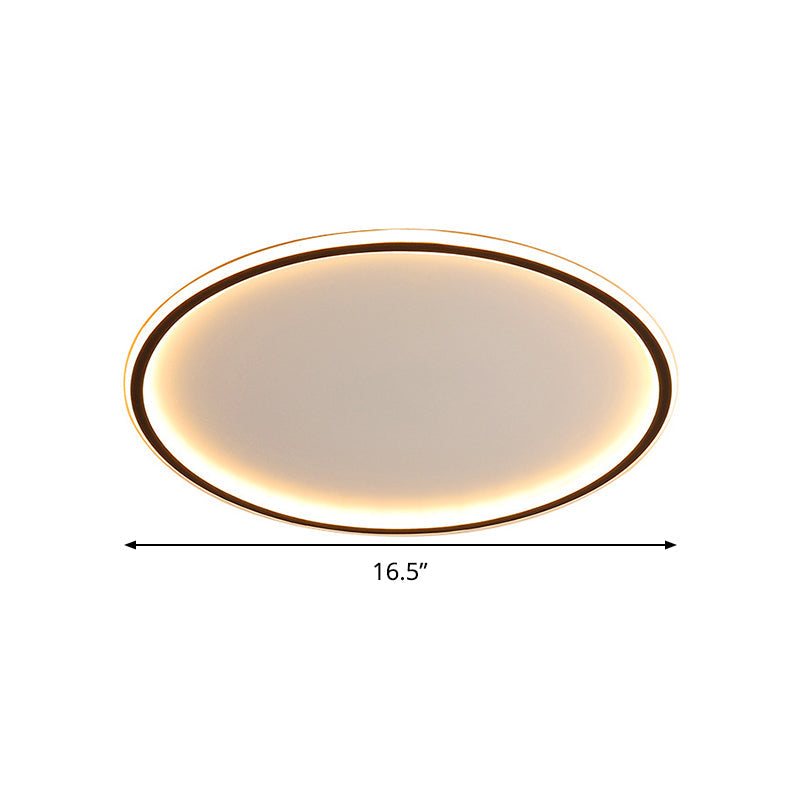 Modern Scandinavische LED Plafondlamp met Afstandsbediening - Dimbaar en Energiezuinig