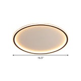 Modern Scandinavische LED Plafondlamp met Afstandsbediening - Dimbaar en Energiezuinig