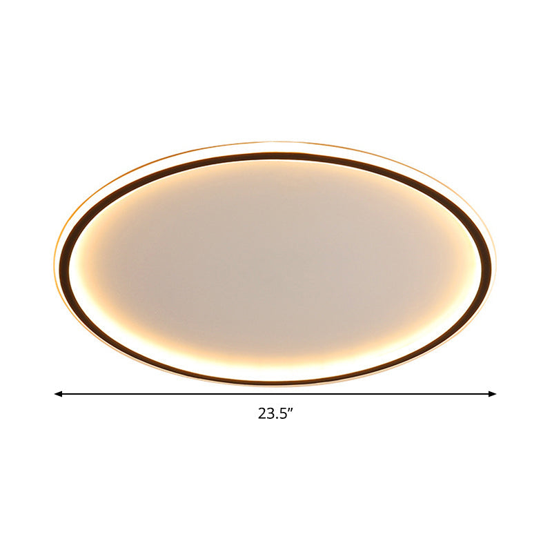 Modern Scandinavische LED Plafondlamp met Afstandsbediening - Dimbaar en Energiezuinig