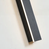 Zenith - Strakke LED Wandlampen Zwart Metaal voor Binnen en Buiten, Modern Design voor Tuin en Hal