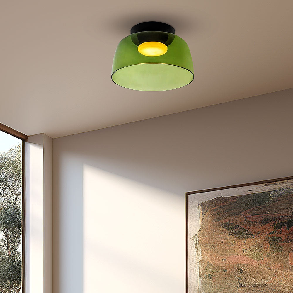 Nordic Designer Creatieve Persoonlijkheid Middeleeuwse Glazen Plafondlamp