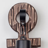 Vintage Anker LED Wandlamp - Industrieel Metaal & Hout voor Eetkamer/Woonkamer