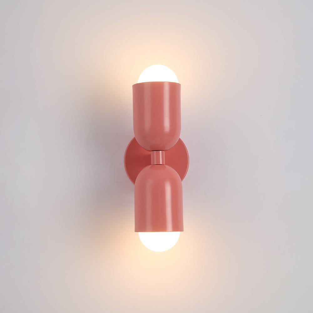 Moderne LED Wandlamp 2-Flammig Zwart – Minimalistisch Design voor Slaapkamer en Gang