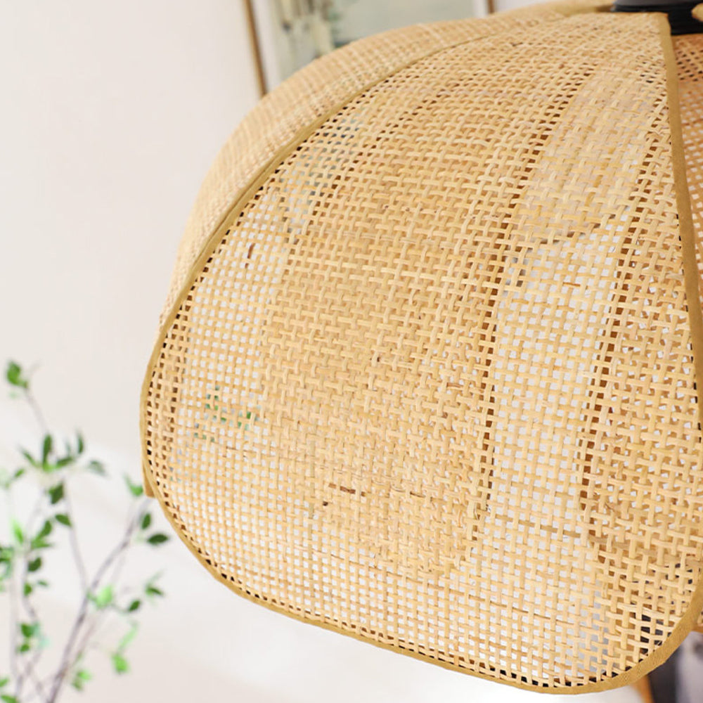 Rotan Bloem Rustieke Hanglamp