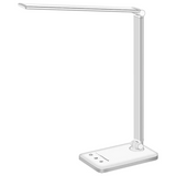 LED Tafellamp met USB Oplaadpoort - 5 Lichtstanden & Dimbare Helderheid voor Bureau en Lezen