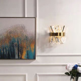 Marilyn Moderne LED Wandlamp – Luxe Goudkleurige Verlichting voor Slaapkamer & Woonkamer | Metaal & Kristal