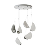 Minimalistische LED Hanglamp - Verstelbare Witte Glider Hanglamp 1/3/6-Licht, Modern Design voor Eetkamer en Woonkamer
