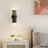 Moderne LED Wandlamp 2-Flammig Zwart – Minimalistisch Design voor Slaapkamer en Gang