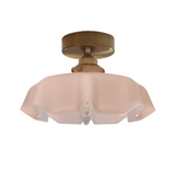 Glazen Bloem Plafond- en Hanglampen