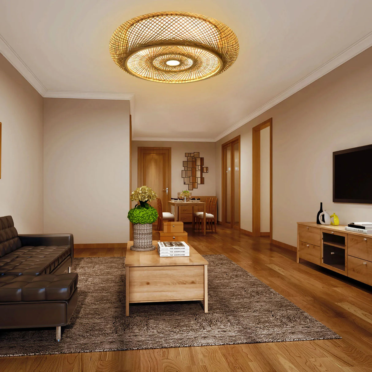 Natuurlijke Bamboe Hanglamp | Elegante LED Verlichting voor Elke Ruimte