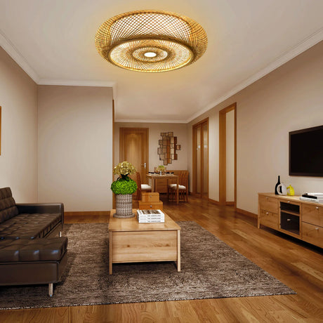 Natuurlijke Bamboe Hanglamp | Elegante LED Verlichting voor Elke Ruimte