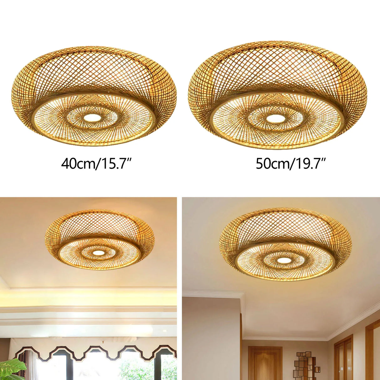 Natuurlijke Bamboe Hanglamp | Elegante LED Verlichting voor Elke Ruimte