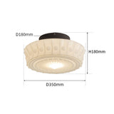 Kunst Vintage Koepel Plafondlamp