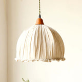 EcoLume - Minimalistische Scandinavische LED Hanglamp Beige Stoffen Kap, Verstelbaar voor Woonkamer en Eetkamer