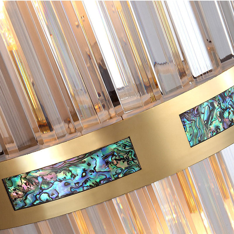 Luxe Kristal LED Wandlamp - Goud Metaal/Acryl - Voor Woonkamer & Slaapkamer