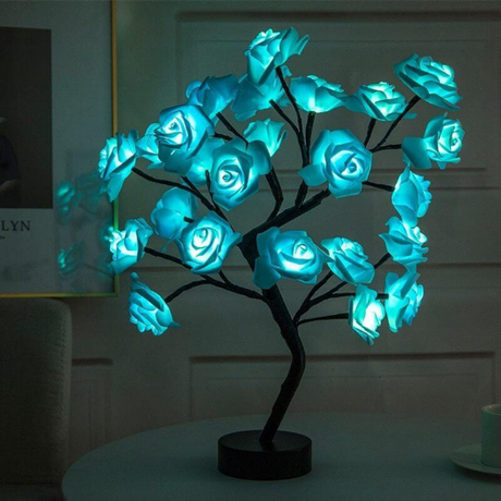 GlowTree - Betoverende LED Rozenboom | Sfeerverlichting in Rood, Roze of Wit voor Romantisch Interieur