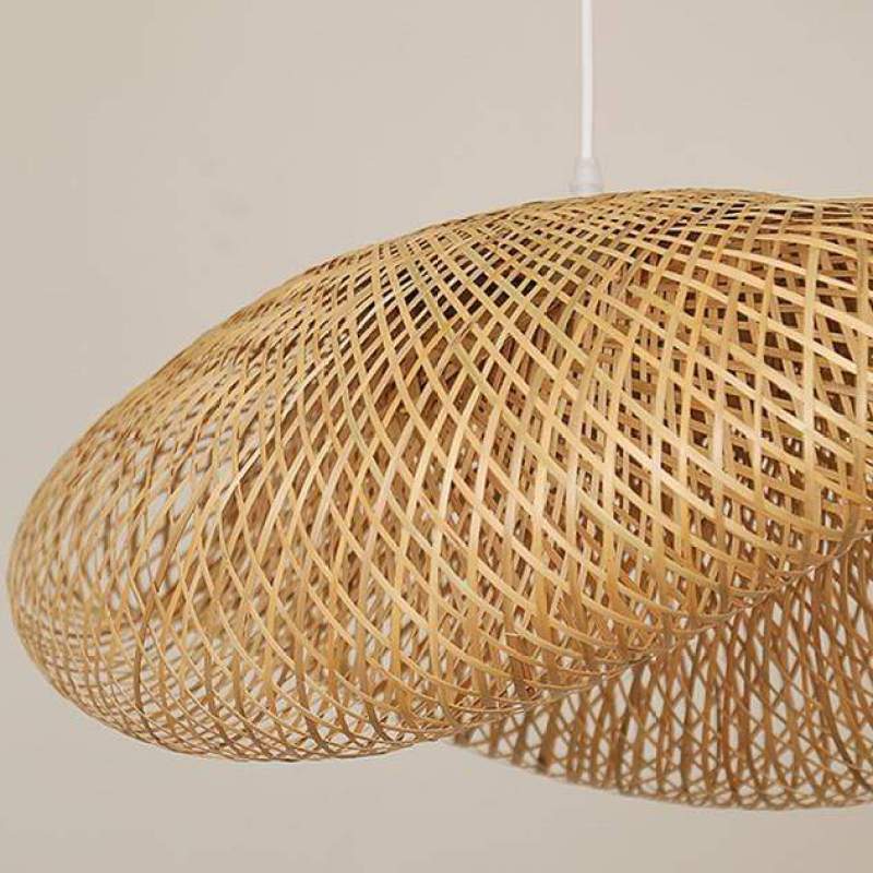 ZenBamboo LED Hanglamp - Bamboe Bol Verlichting voor Moderne Slaapkamer | Energiezuinige Natuurlijke Lampen