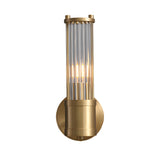 Moderne Wandlamp Cilindrisch Glas 1/2-Lichts Goud/Chroom - LED Sfeerverlichting voor Woonkamer & Slaapkamer